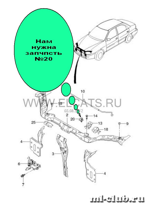 Капот фф2 дорестайл