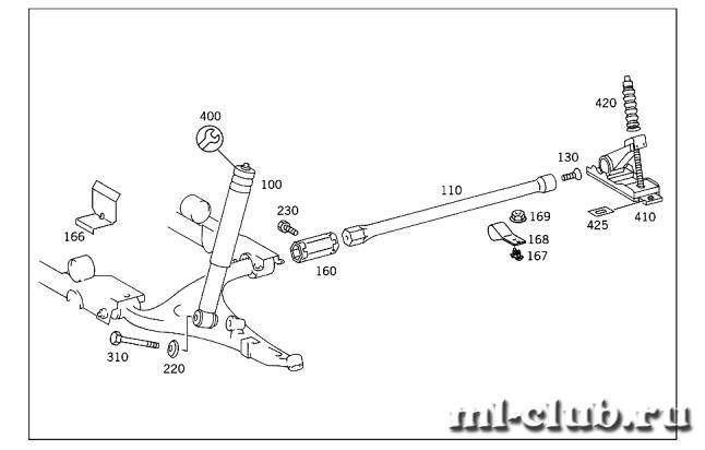 Мерседес W163 Болт Амортизатора Купить В Спб